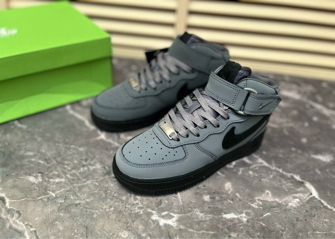 зимние кроссовки nike air force 1 hi цвет серый,кроссовки nike air force 1 mid,зимние кроссовки nike air force 1,зимние кроссовки nike air force,nike air force 1 mid dark grey