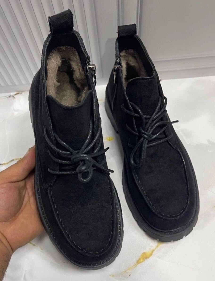 ,ботинки на меху,женские ботинки,женская ,замшевые ботинки