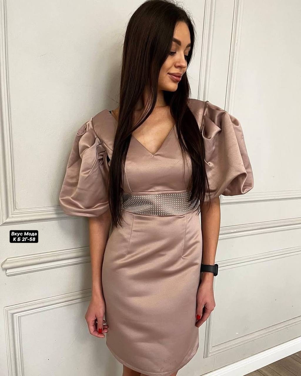 платье с объемными рукавами,синее платье,атласное платье,синее вечернее платье,платье женская