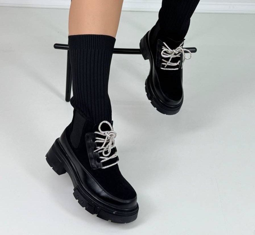 ,женская ,ботинки с чулками,женские ботинки,ботинки на платформе