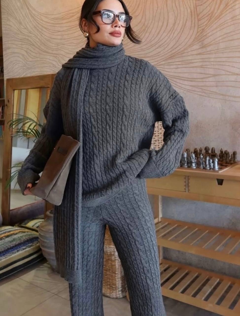 трикотажные костюмы,вязаный костюм женский,вязаные костюмы,теплый вязаный костюм,теплый костюм