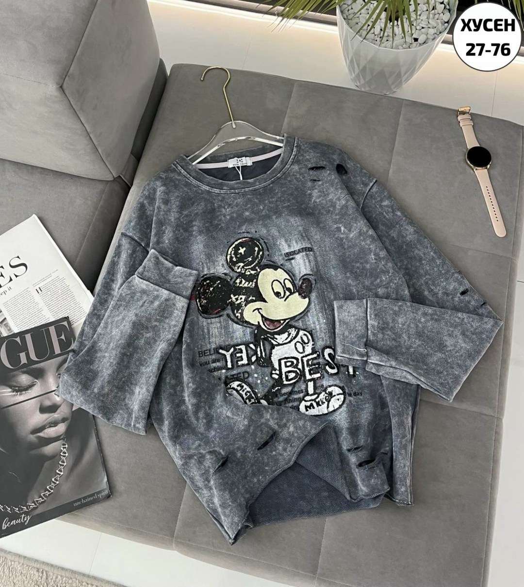 свитшот женская,женская кофта,толстовки свитшот,свитшот дисней,свитшот рваный