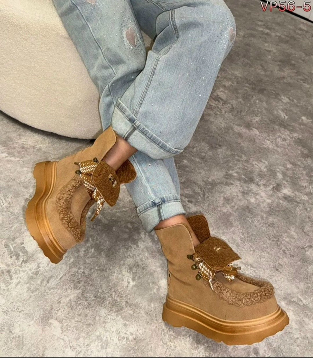 ,зимняя женская ,ботинки с мехом,женская ,обуви