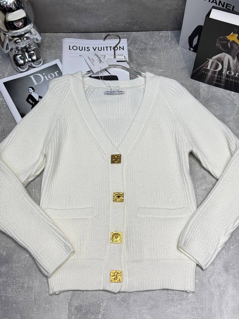 кардиган,кардиган белый,кардиган кофта,кардиган на пуговицах,кардиган шанель