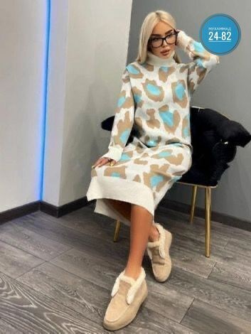 трикотажное платье,платье женское вязаное,платье теплое,платье женские,платье кокон