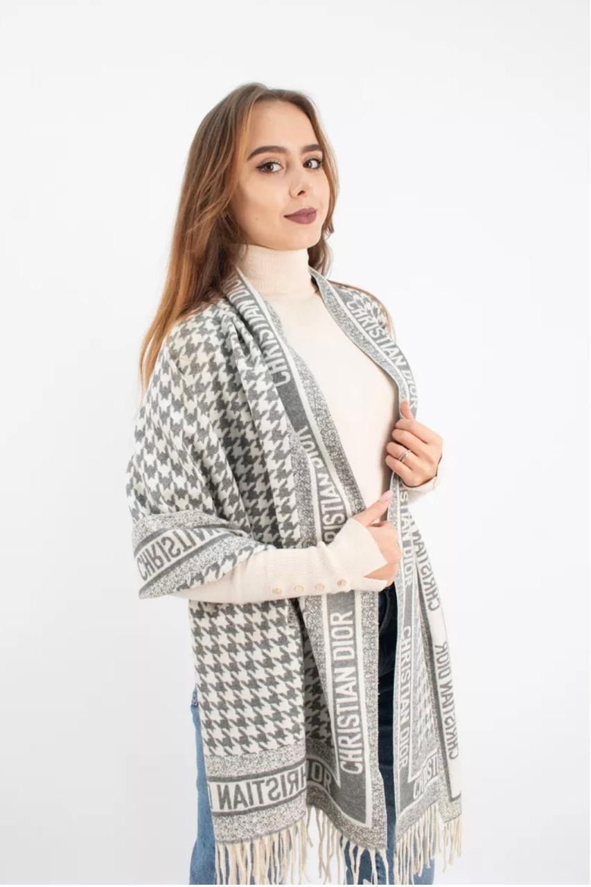 шарф диор,шарф теплый кашемировый,кристиан диор шарф кашемир,палантин женские,палантин шарф теплый