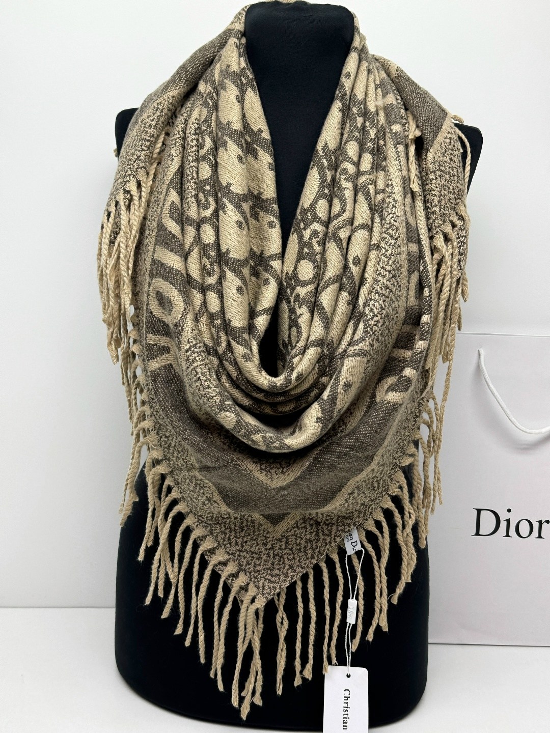 кашемировый платок,палантин кристиан диор,шарф платок,палантин женские,палантин платок