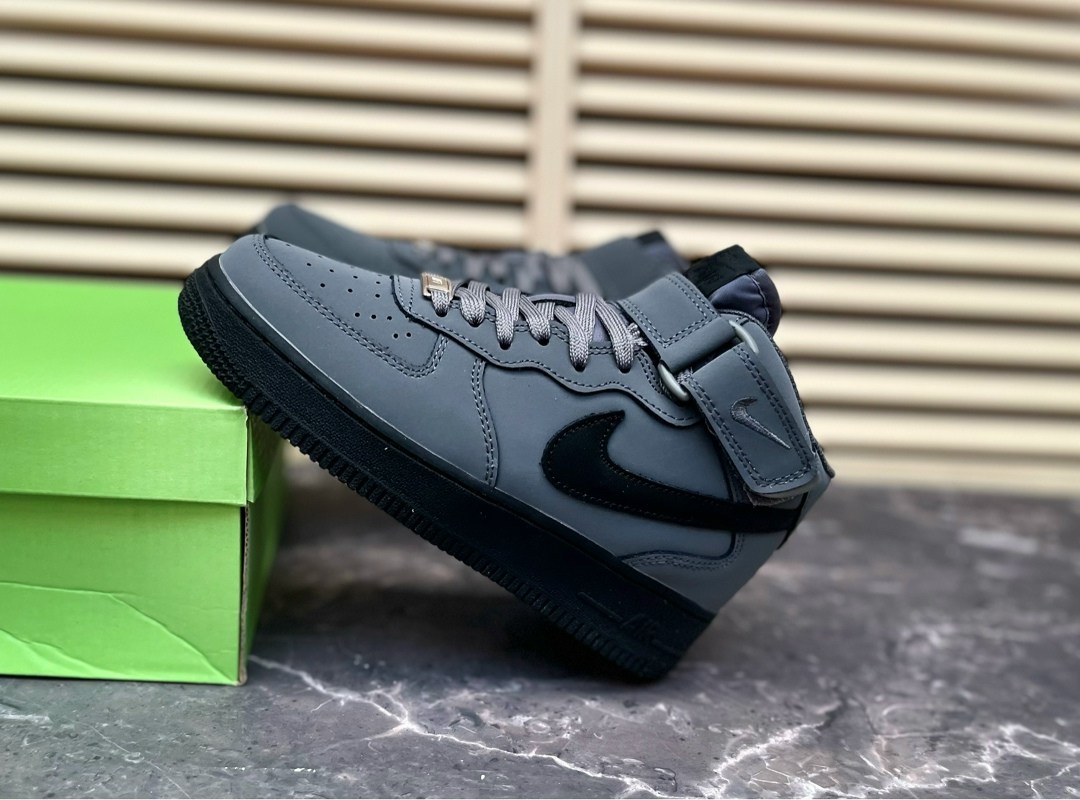 зимние кроссовки nike air force 1 hi цвет серый,кроссовки nike air force 1 mid,зимние кроссовки nike air force 1,зимние кроссовки nike air force,nike air force 1 mid dark grey
