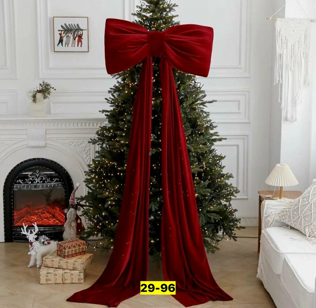 бант для елки,бант на елке большой,елка с бантом большим,бант на елку огромный,банты для елки новогодние