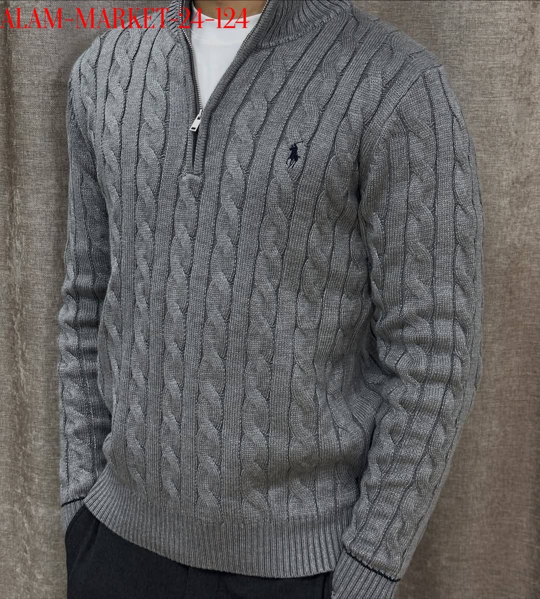 джемпер ральф лорен мужской белый,свитеры мужские,мужские вязаные свитера,свитер для мужчин,свитер ralph lauren zip