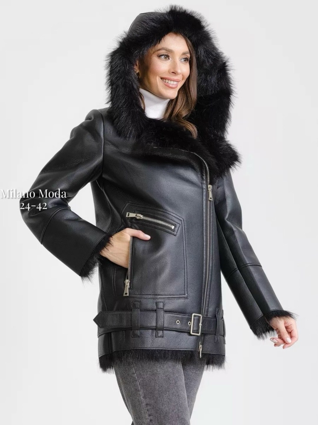 дубленка женская,черная дубленка,дубленка женская зимняя,дубленка женская с капюшоном,короткая дубленка