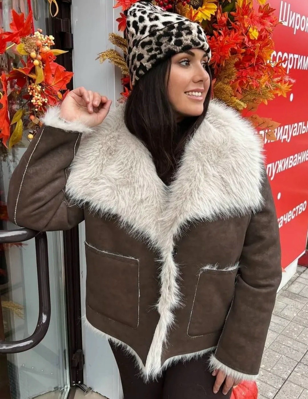 дубленка авиатор,зимняя дубленка,стильная дубленка,короткая дубленка,модные дубленки