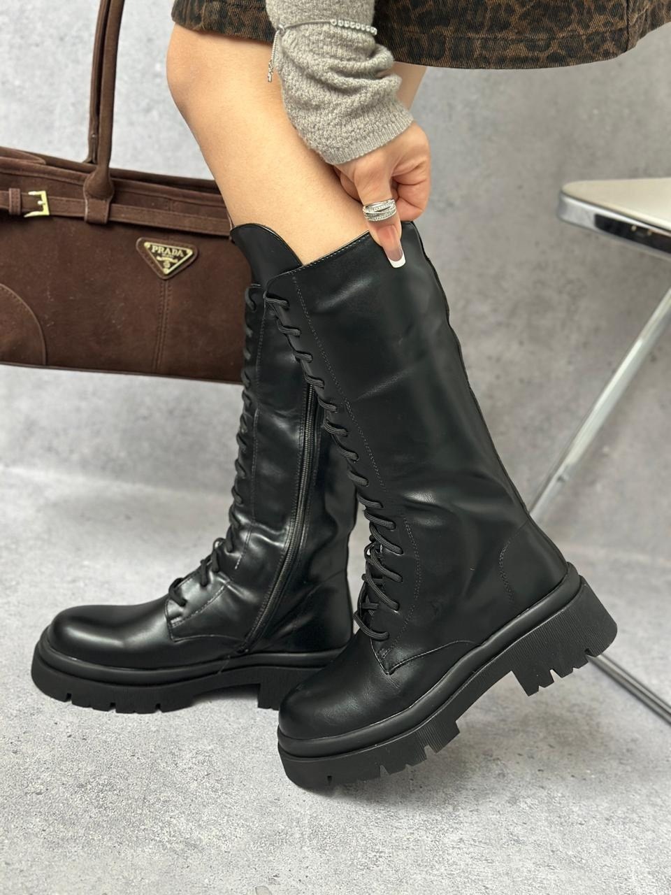 ,зимние женские сапоги,сапоги со шнуровкой,женские берцы,зимние сапоги на шнуровке