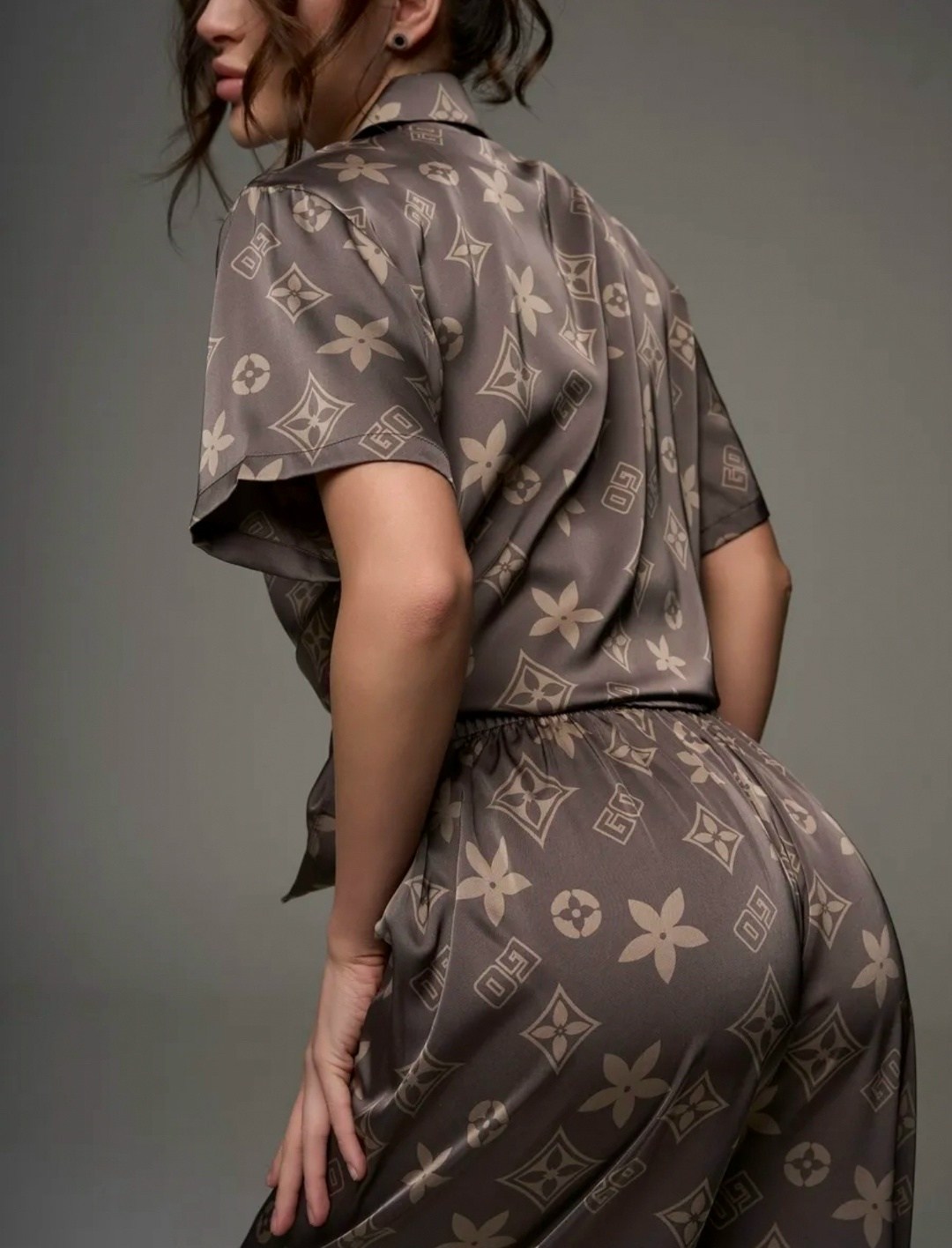 пижама со штанами и рубашкой шелковая домашняя,пижама шелковая со штанами silk mood,пижамы женски,пижама шелкова со штанами,пижама шелковая с брюками