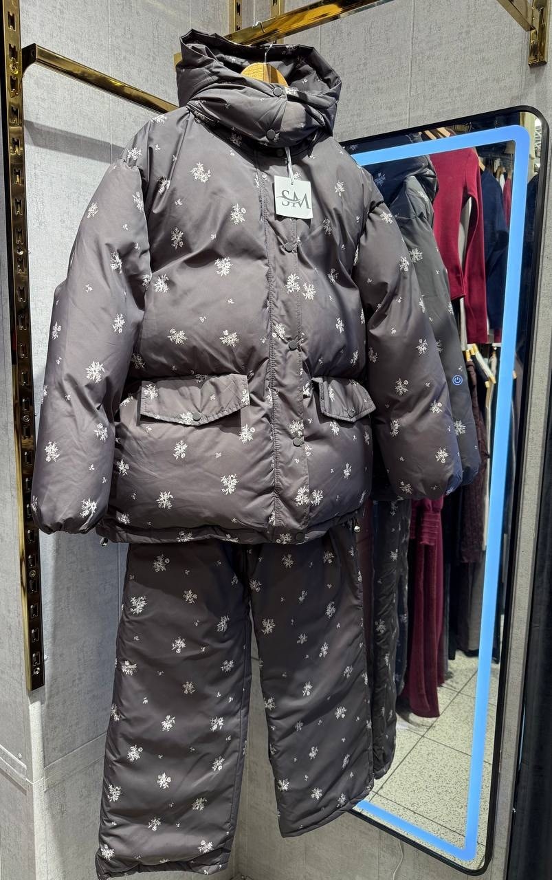 костюм женский зимний,теплая куртка,куртка модная,женская зимняя куртка,куртка пуховик