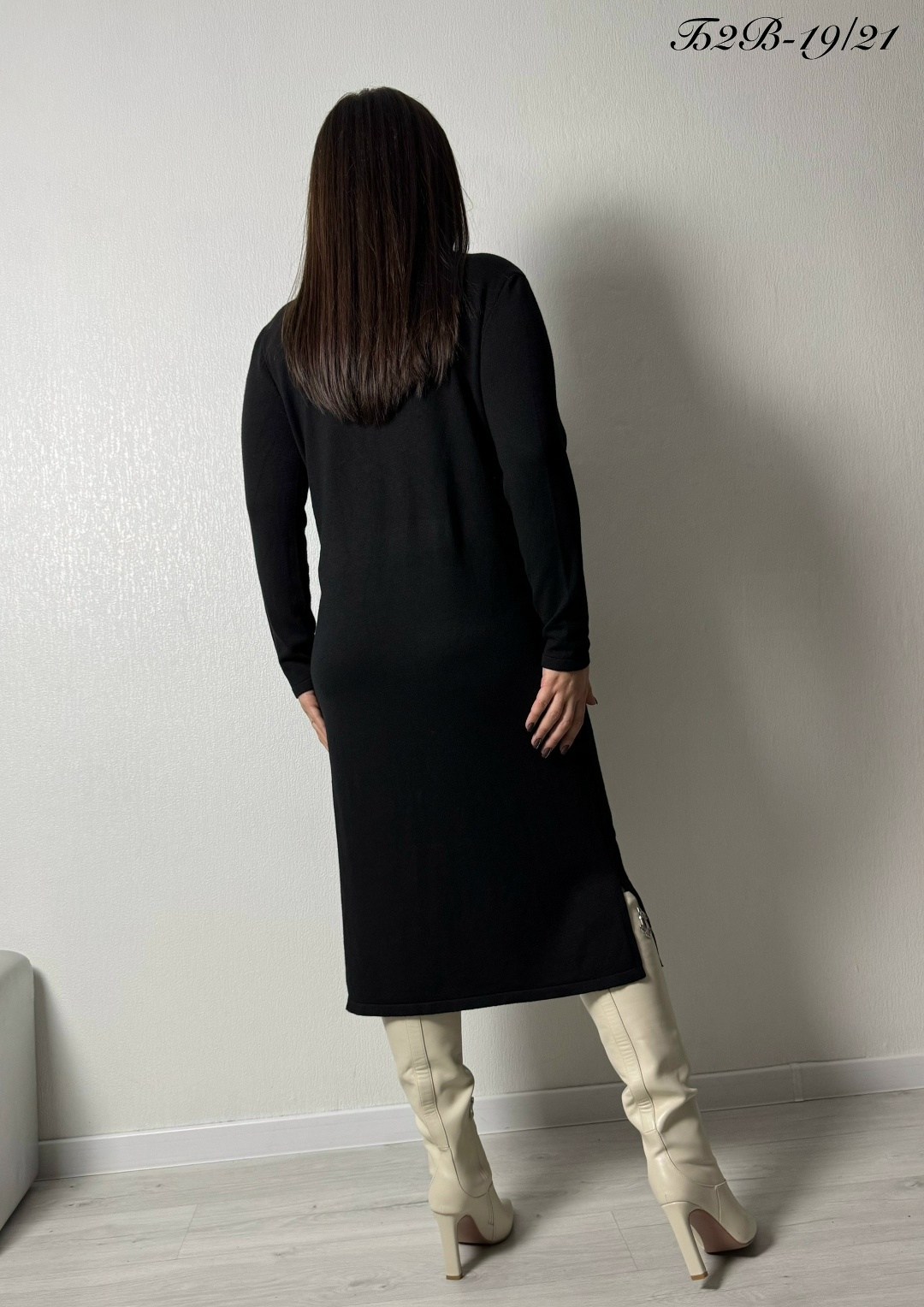 черное трикотажное платье,трикотажное платье,черное женское платье,трикотажное платье миди,вязаное платье