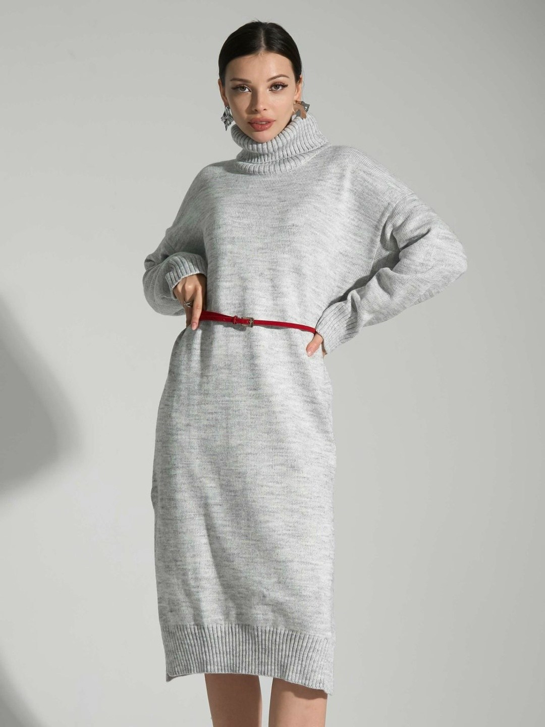 вязаное платье с высоким воротом,трикотажное платье,платье женское теплое вязаное,вязаное платье,теплое вязаное платье