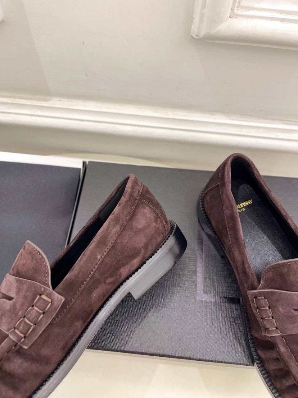 лоферы saint laurent черный,,кожаные лоферы,женские кожаные лоферы,лоферы yves saint laurent