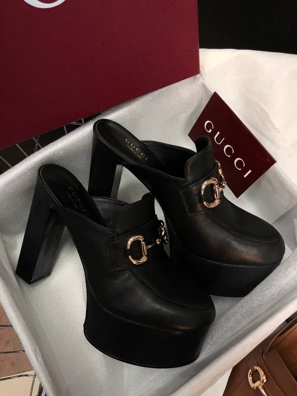 обувь,мюли gucci,gucci princetown fur mules,мюли гуччи,кожаные мюли gucci