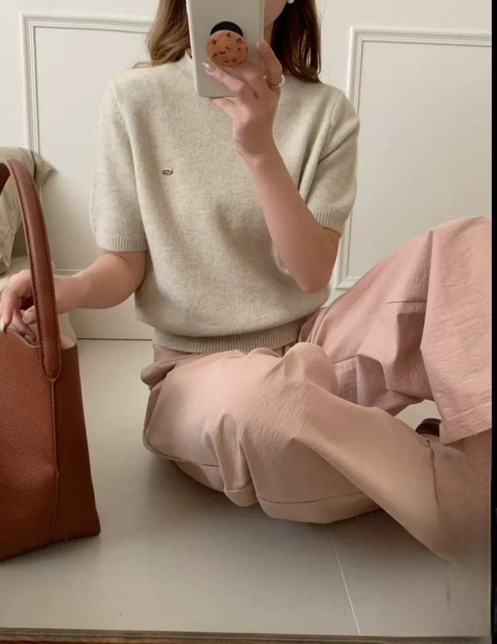 трикотажный пуловер,элегантные топы,вязаные жилеты женские,женский трикотажный свитер с коротким рукавом,трикотажный жилет