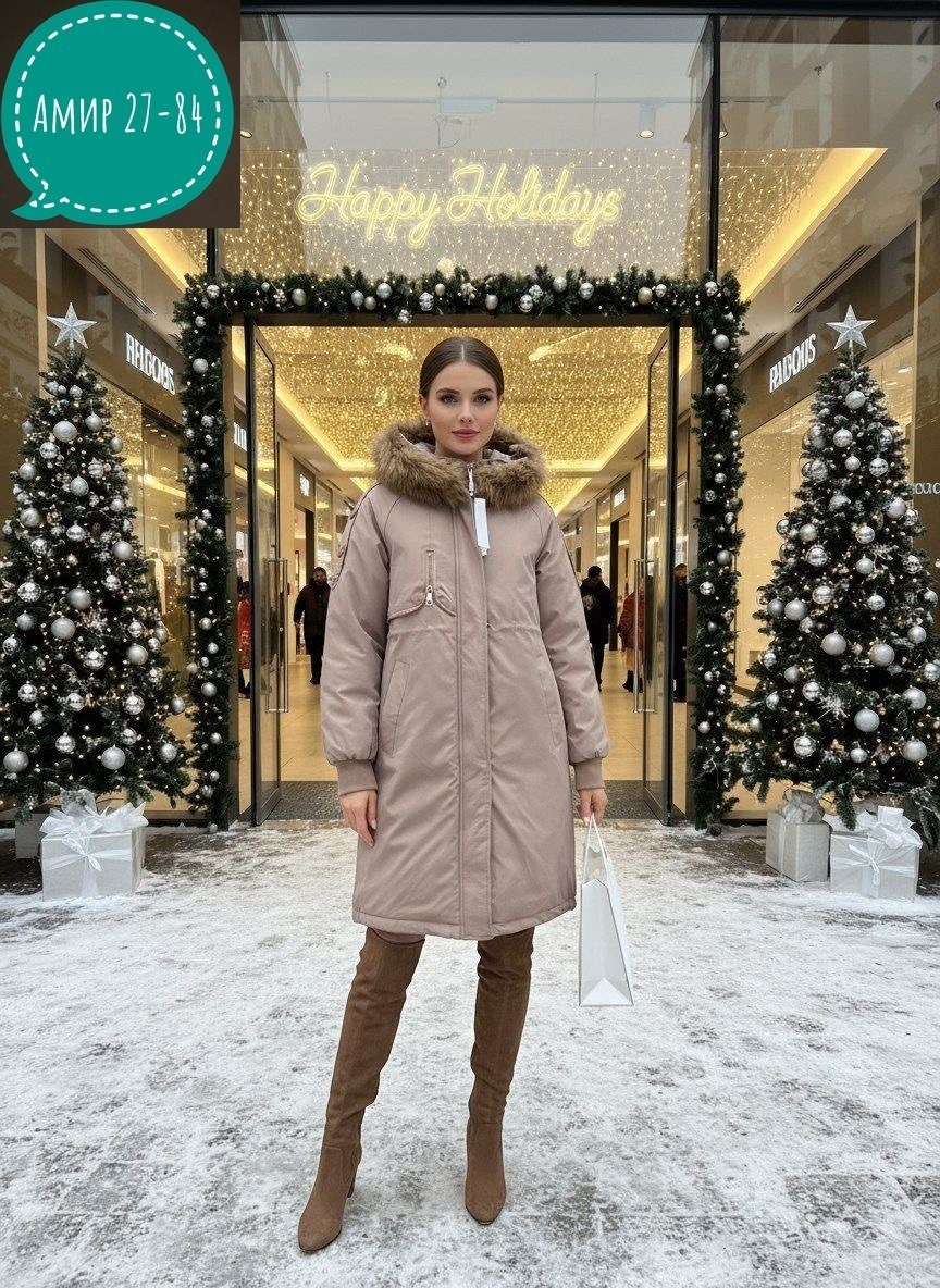 женская зимняя куртка,пуховик зимний женский,парка с меховым,зимнее пальто,модная зимняя куртка