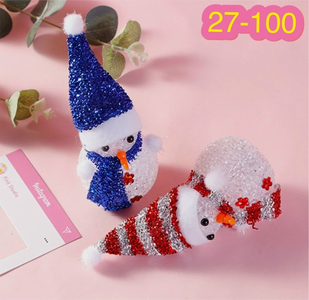 игрушка снеговик светящийся,светодиодная фигурка снеговик,игрушка снеговик,игрушка новогодняя светящийся снеговик,елочная игрушка пластиковая снеговик