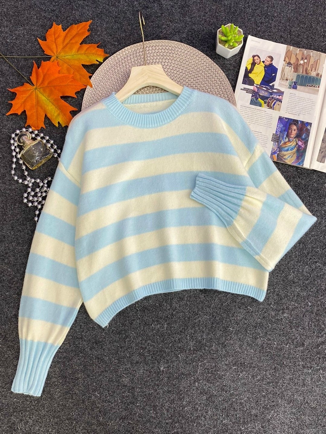 женский свитер в полоску,женский трикотажный свитер в полоску,свитер в полоску,свитера женские,свитер женский вязаный