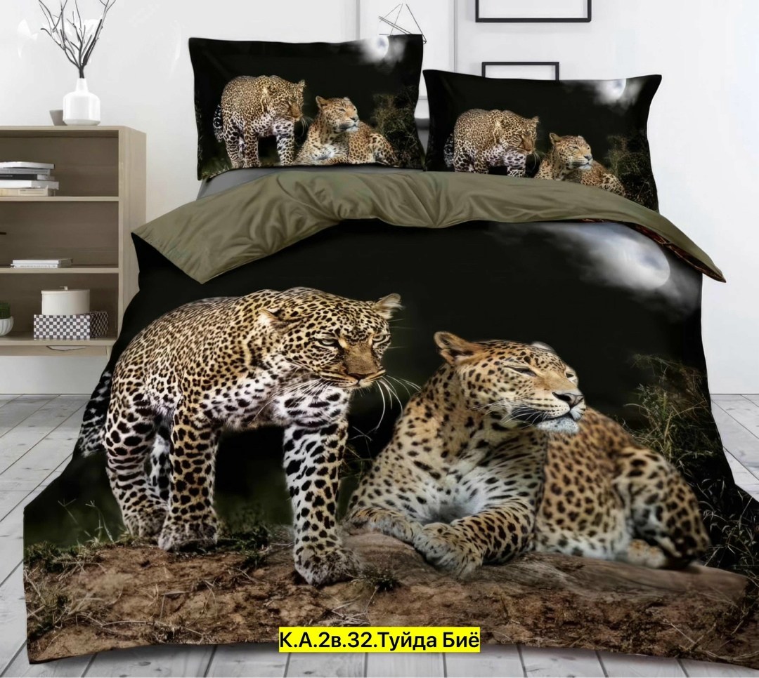 комплект постельного белья,постельное 3д львы,постельное белье король лев,белье постельное,постельное белье 3 d