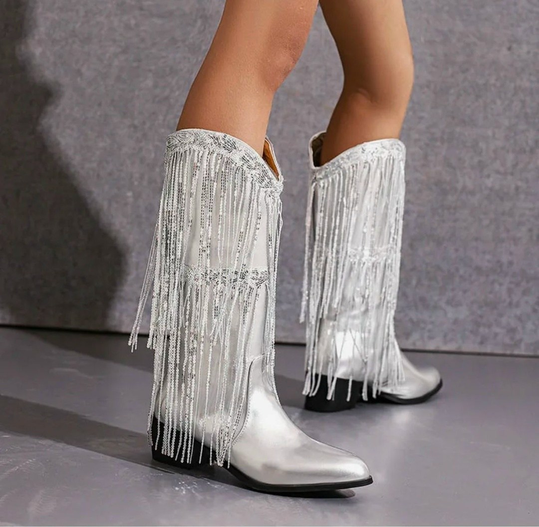сапоги с бахромой,,высокие сапоги,модные сапоги,высокие женские сапоги