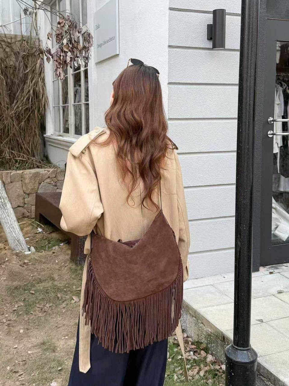 сумка через плечо с бахромой,сумка с бахромой,женская замшевая сумка,замшевая сумка,сумка женская с бахромой