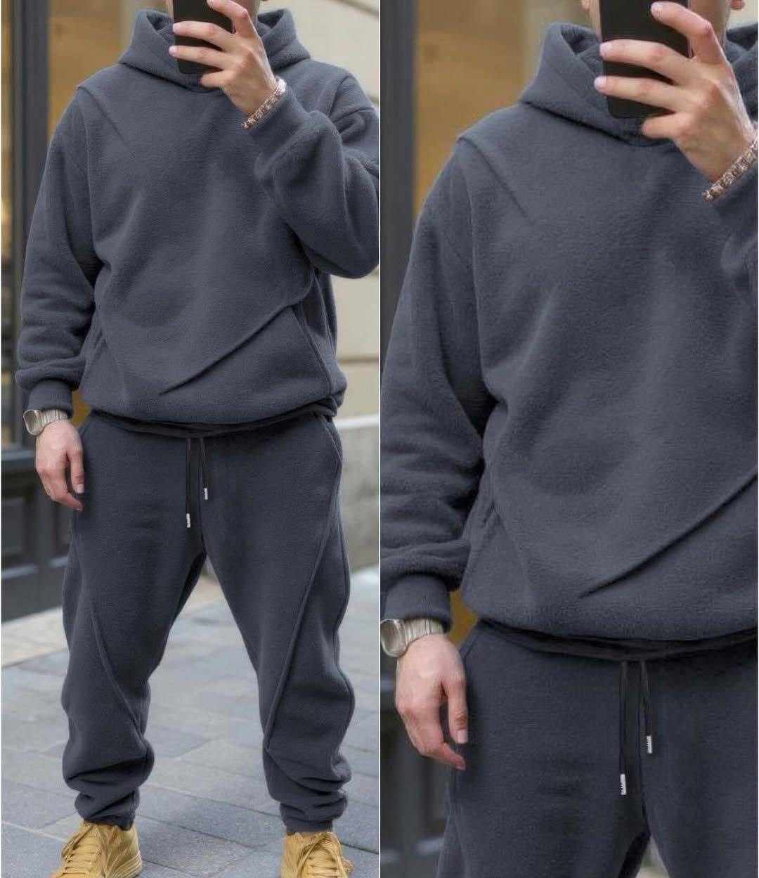костюм на флисе мужской,спортивные костюм,мужские спортивные костюмы,костюм худи,мужская мода