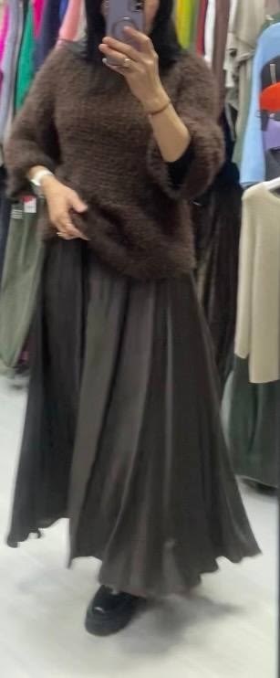 юбка модная,юбка,меховое пончо,меховая кофта,длинная юбка