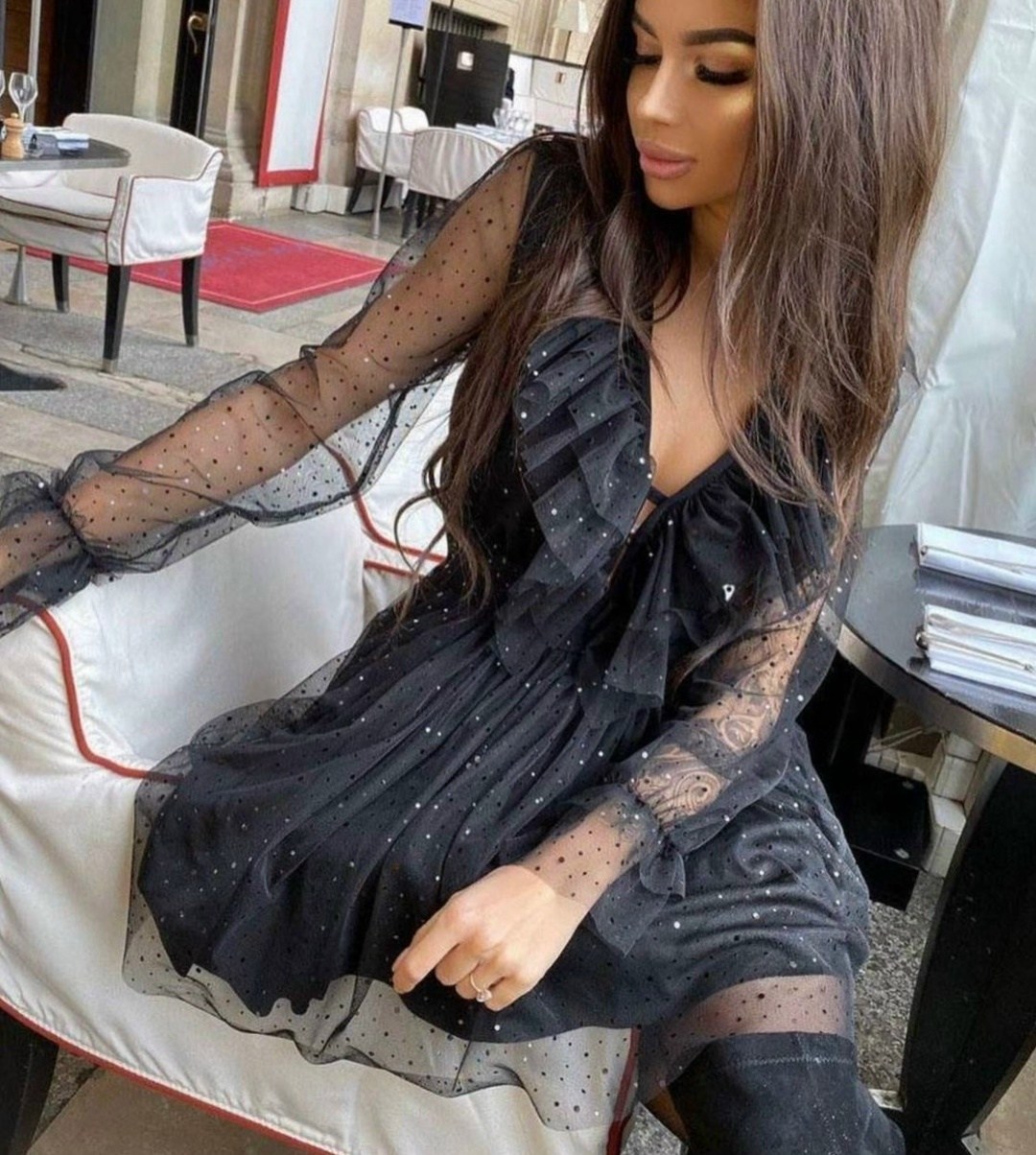 платье фатин,платье мини вечернее,платье,платье с кружевами,модное платье