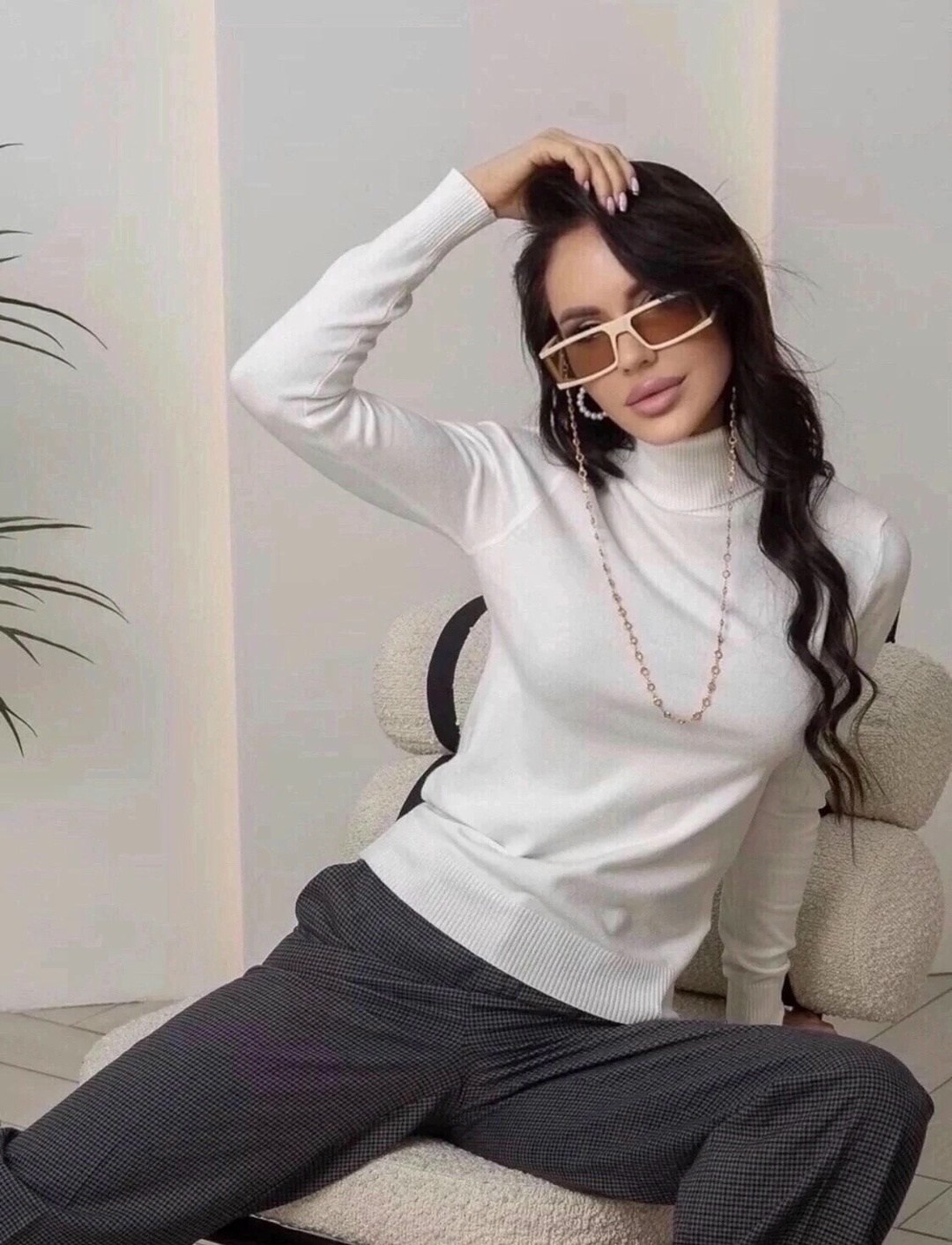 водолазка гладкая кашемир early bew,женская водолазка,водолазка женская белая,водолазка женская модная,кашемировая водолазка с горлом