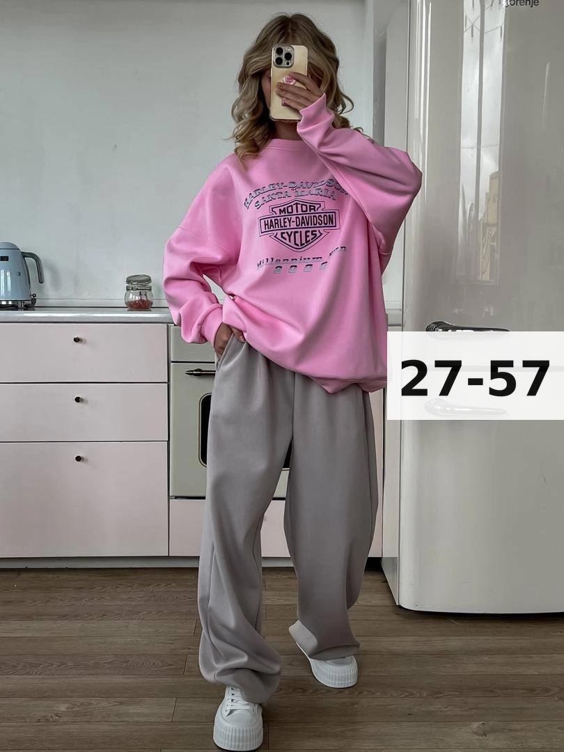 розовый свитшот,костюмы спортивные женские,свитшот женский,костюм женский оверсайз,повседневный свитшот