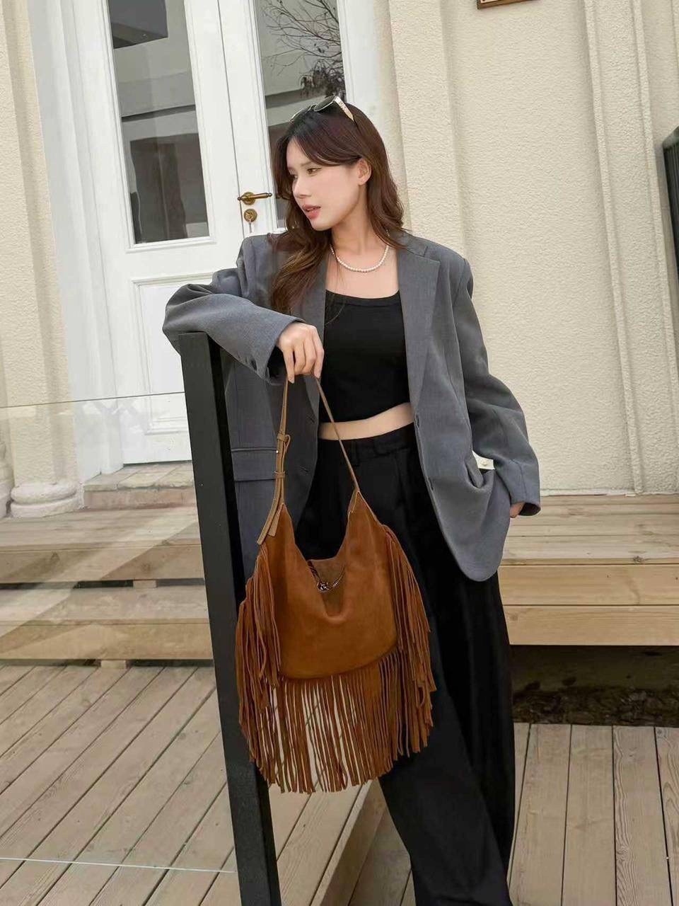 сумка через плечо с бахромой,сумка с бахромой,женская замшевая сумка,замшевая сумка,сумка женская с бахромой