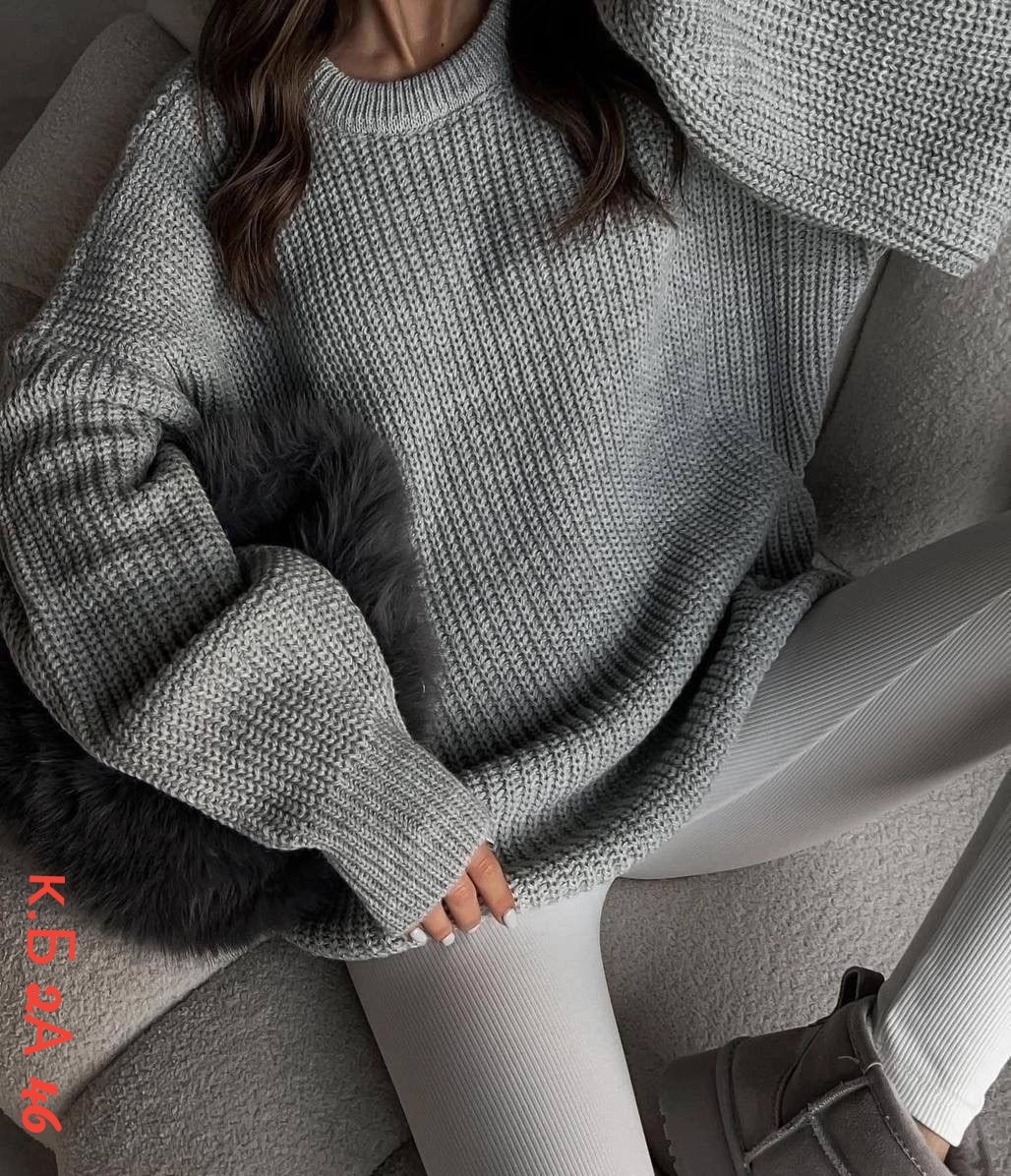 модные свитера,свитер крупной вязки,свитер серый оверсайз,свитер женский оверсайз,cвитер оверсайз