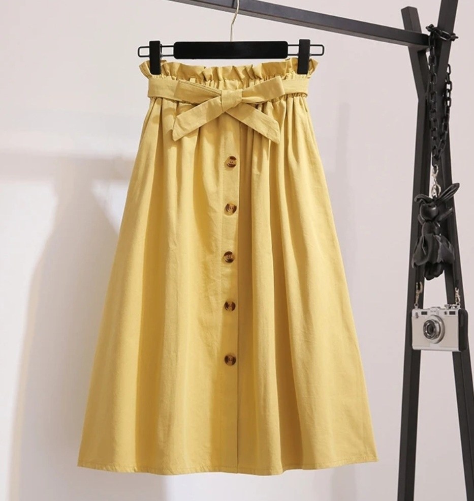 юбка с поясом,юбка миди женская с карманом,юбка с эластичным поясом,юбка летняя,юбка с ремнем на талии