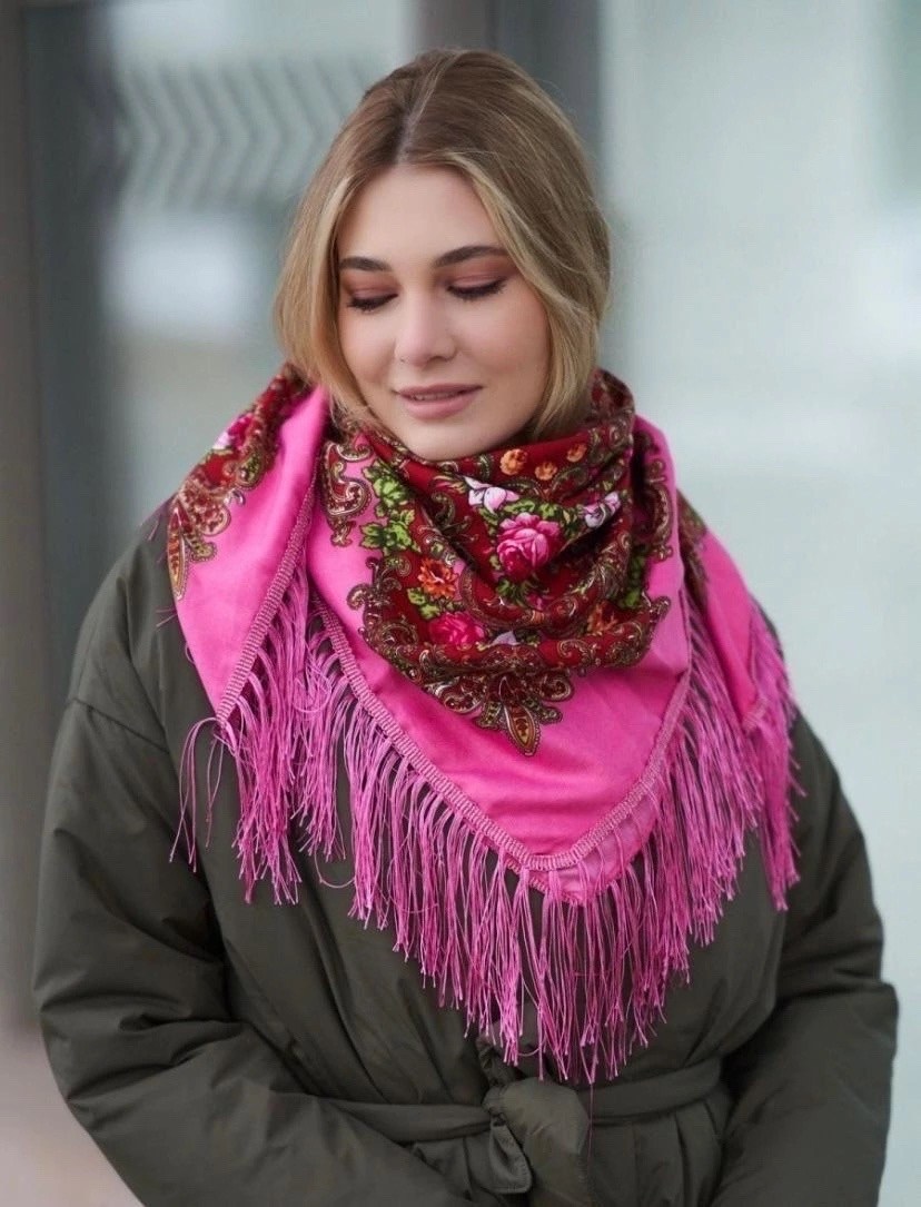 платок весна,женский платок,новинки платок,материал для платков,платки павловопосадские