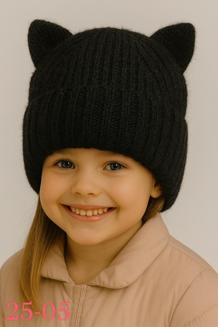 шапка для девочек,шапка для девочки с ушками,шапка детская для девочек,шапочка с ушками,шапка вязаная детская