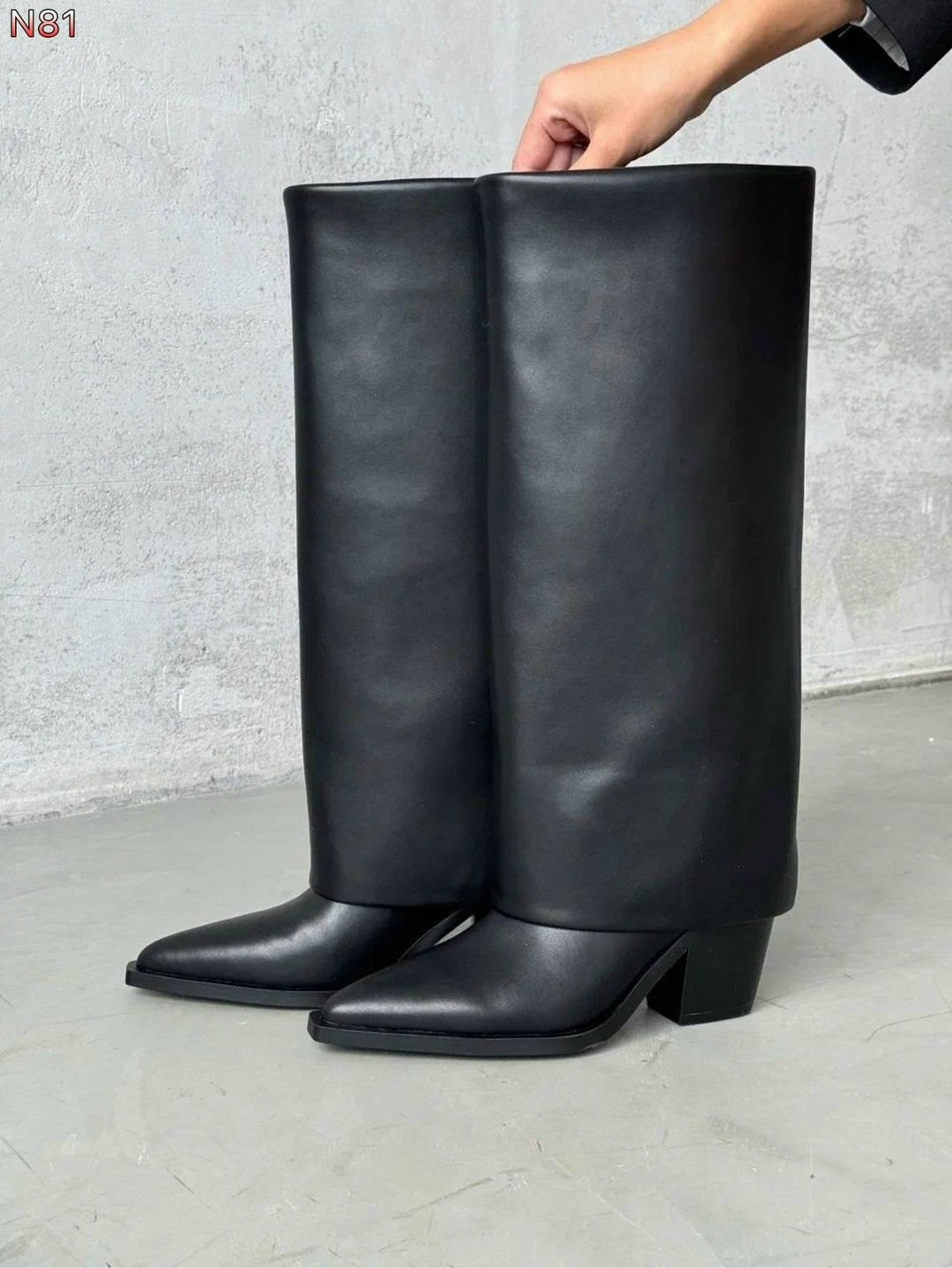 женские сапоги,кожаные сапоги,сапоги трубы на каблуке,сапоги трубы,модные женские сапоги