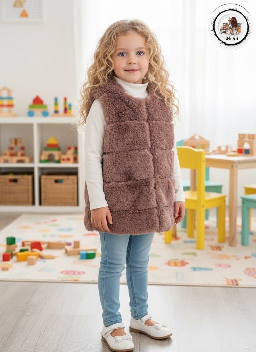 жилеты меховой,жилетка детская меховая,жилет детский меховой,детский жилет,меховая жилетка для девочки
