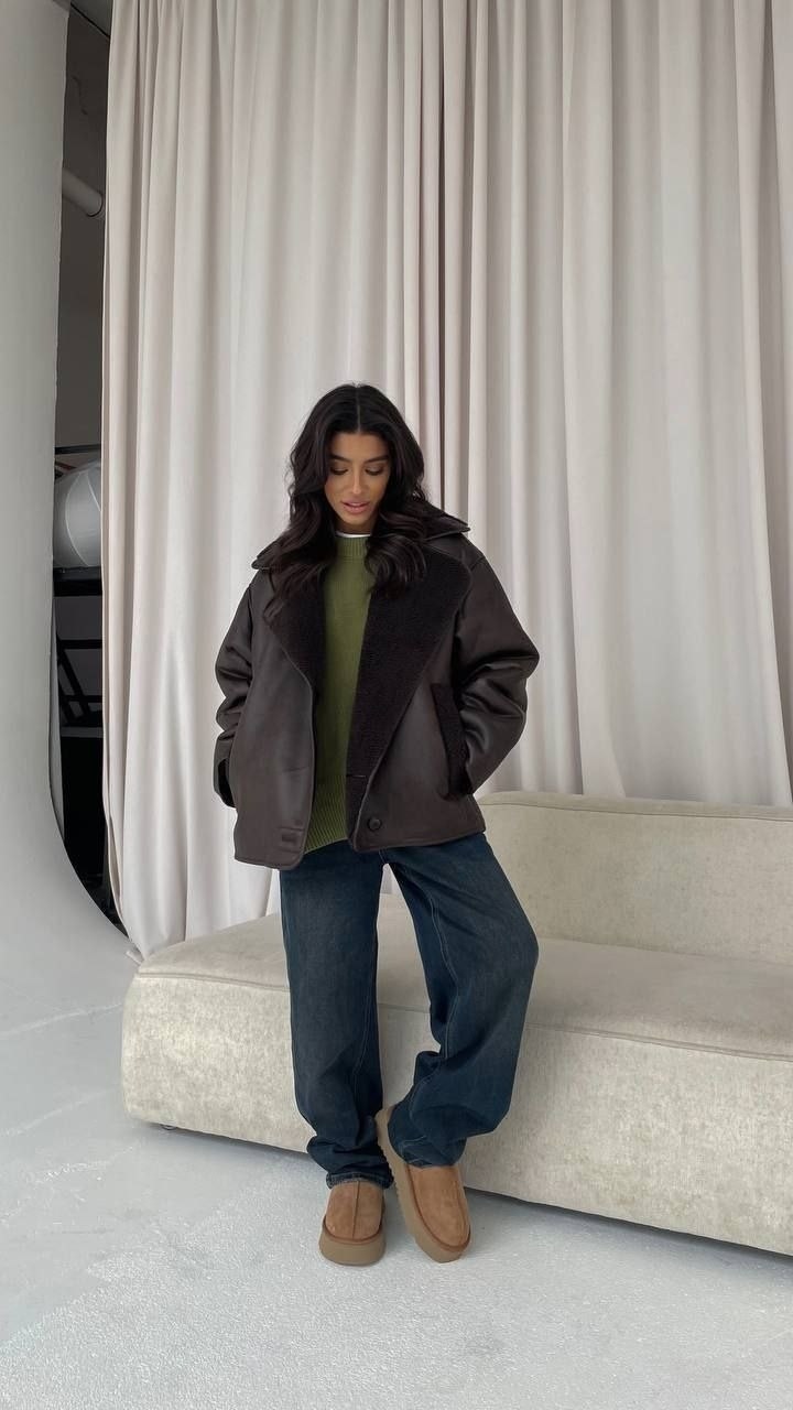 модные образы,модное пальто,дубленка оверсайз,зимняя мода