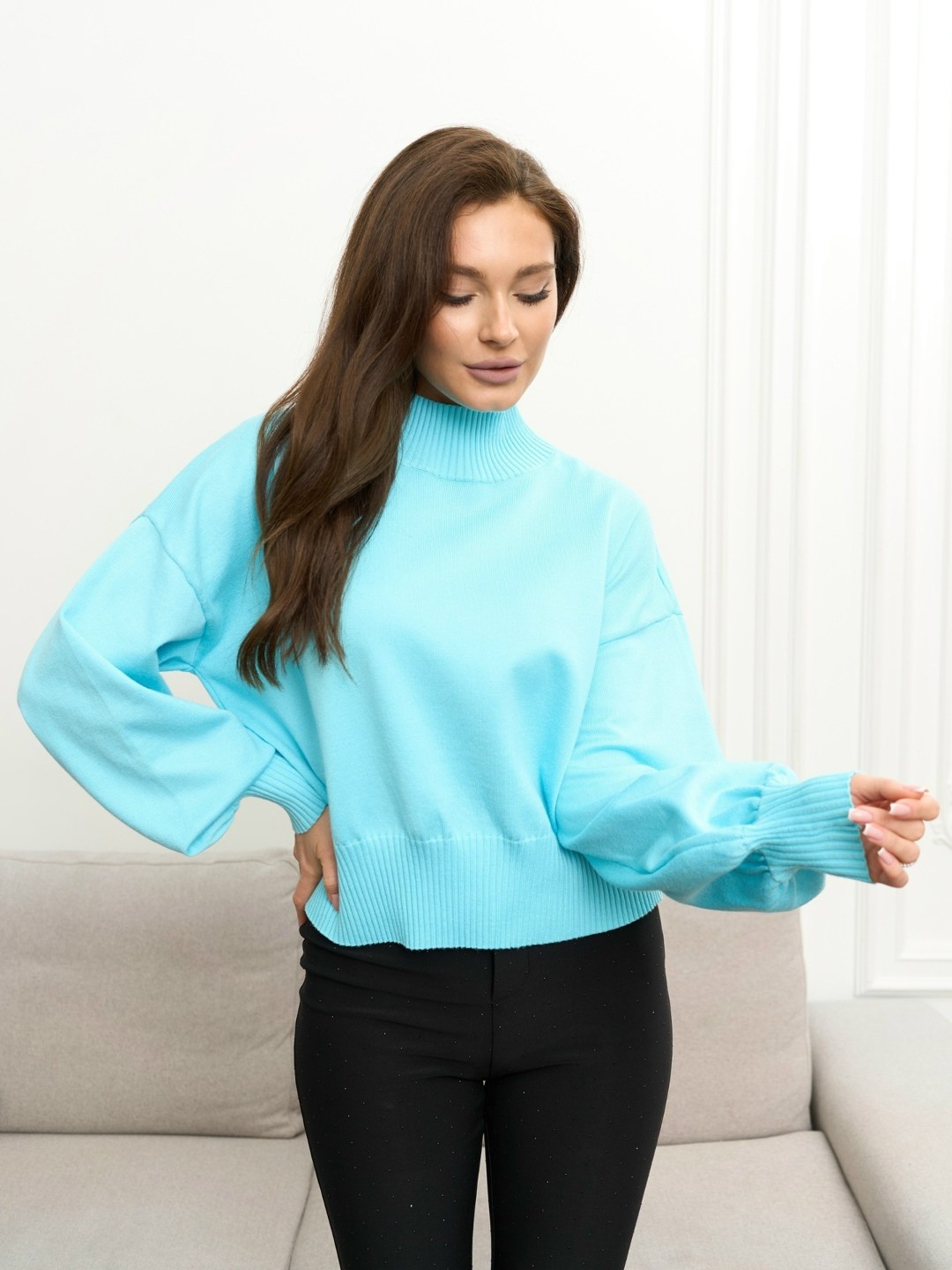 свитеры модные,свитера женские,бирюзовый джемпер,свитер женский кофта,кофта джемпер