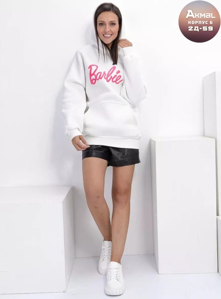 худи барби,толстовки женская,свитшот женская,худи оверсайз barbie,свитшот оверсайз barbie