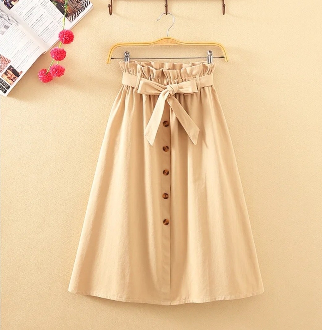 юбка с поясом,юбка миди женская с карманом,юбка с эластичным поясом,юбка летняя,юбка с ремнем на талии