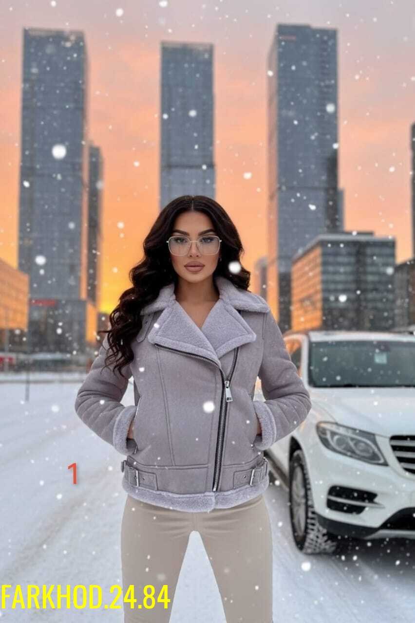 куртка дубленка,короткая дубленка,меховая куртка,женская дублёнка,дубленка серая