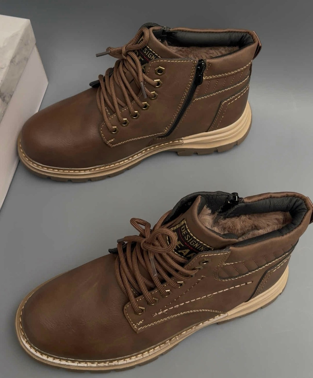 мужские зимние ботинки,мужские зимние ботинки из натуральной кожи,,ботинки мужские, мужская зимняя