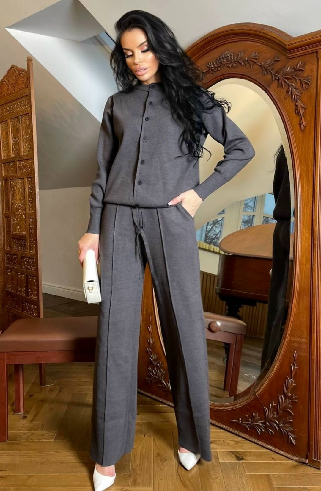 костюм с брюками,костюм со штанами,костюм с широкими штанами,женские костюмы,трикотажные костюмы