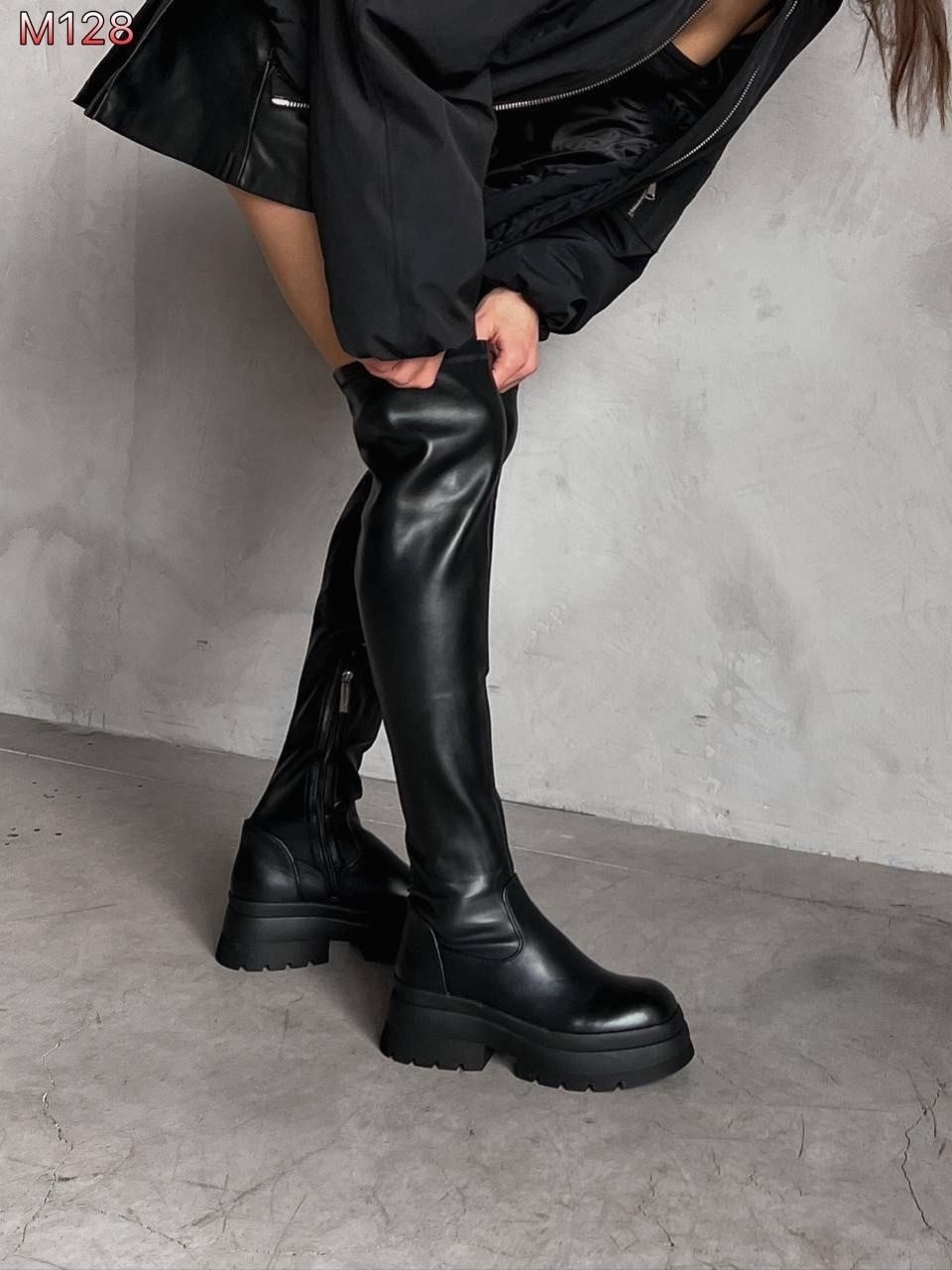 ботфорты черные,демисезонные ботфорты,ботфорт,ботфорты сапоги,женские ботфорты